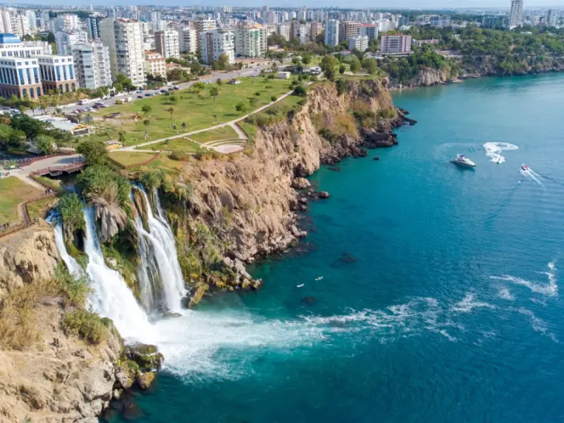 Duden River in Antalya, Turkey