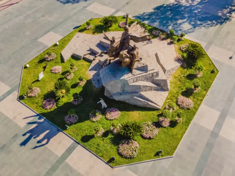 Kemal Ataturk Monument at Republic Square in Antalya, Turkey