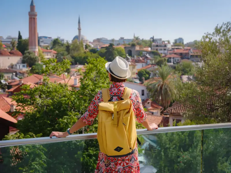 Observation Deck near Republic Square in Antalya, Turkey