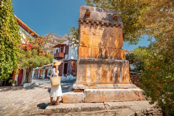 Lion Sarcophagus in Kas