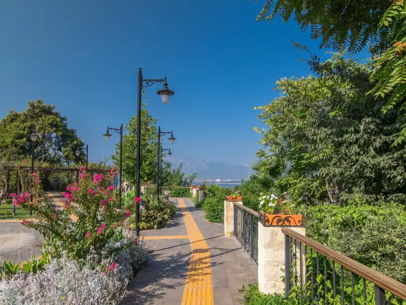 Mermerli Park in the Kaleici District, Antalya, Turkey