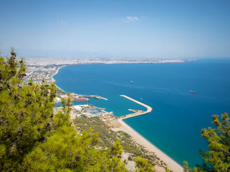 Celebi Marina Port in Antalya, Turkey - yacht marina in the Liman district