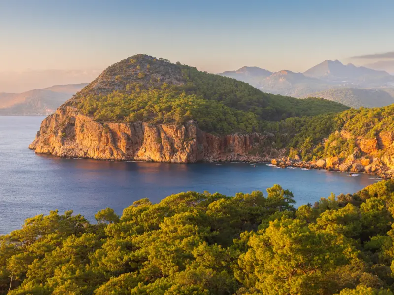 Cape Gelidonya on the Antalya Coast, Turkey