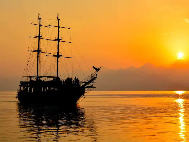 Barbossa Yacht - sea trip from the old Kaleici harbor, Antalya, Turkey