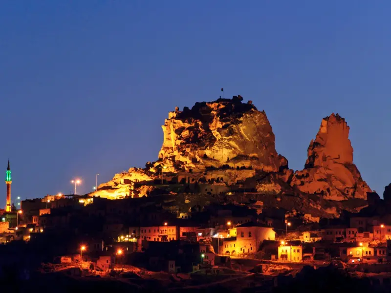 Uchisar Castle in Goreme, Turkey - Cappadocia's panoramic summit