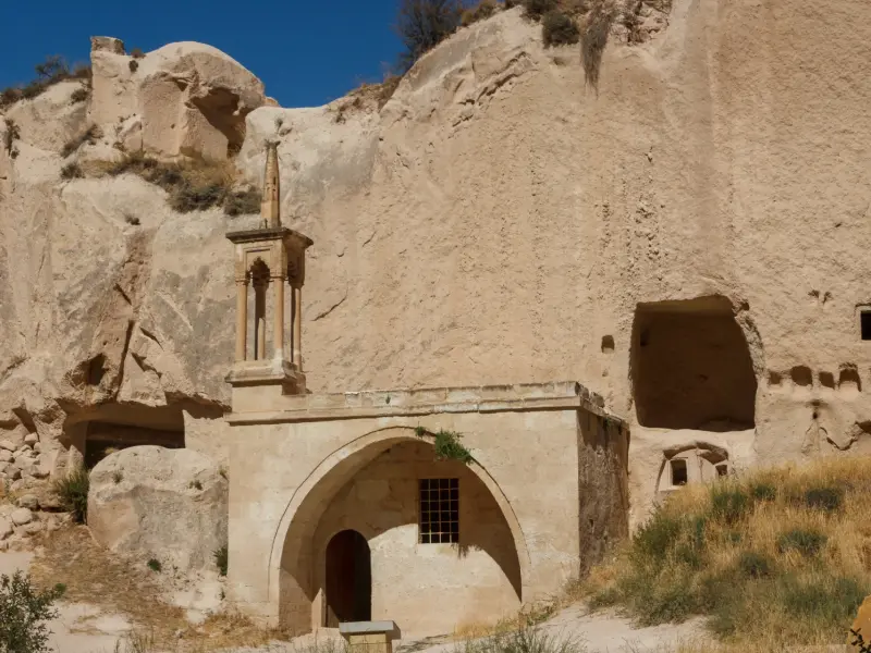 Zelve Monastic Complex in Goreme, Turkey
