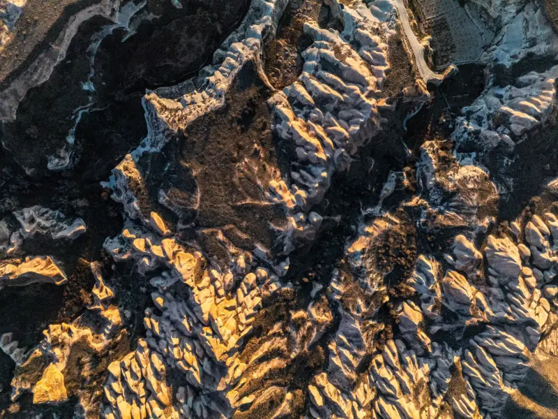 The Gorges of Cappadocia around Goreme and Uchisar, Turkey