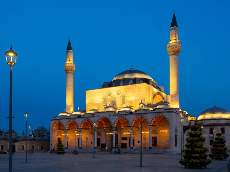 Selimiye Mosque in Konya, Turkey - a 16th-century Ottoman building