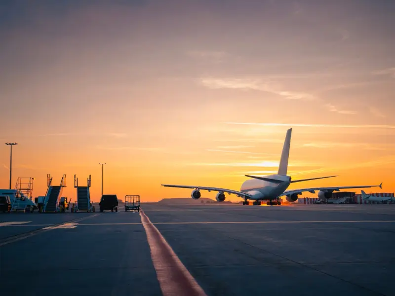 Konya Airport in Selcuklu, Konya, Turkey