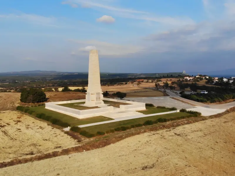 Memorial to the Fallen in the Gallipoli Campaign in Canakkale, Turkey