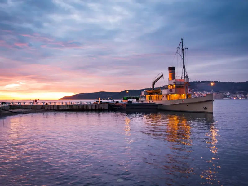 Nusret Minelayer Museum Ship in Canakkale, Turkey