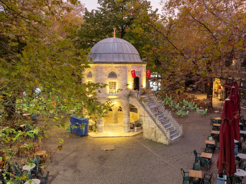 Koza Han Silk Market in Bursa, Turkey