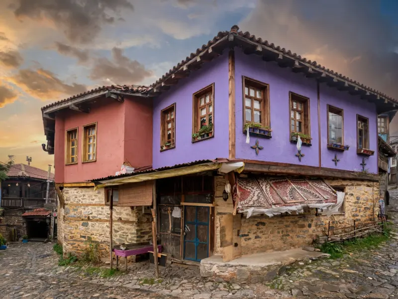 Cumalikizik Village in Bursa, Turkey - historic rural architecture