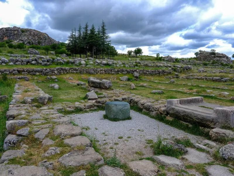 Ruins of the City of Hattusa near Bogazkale, Ankara, Turkey