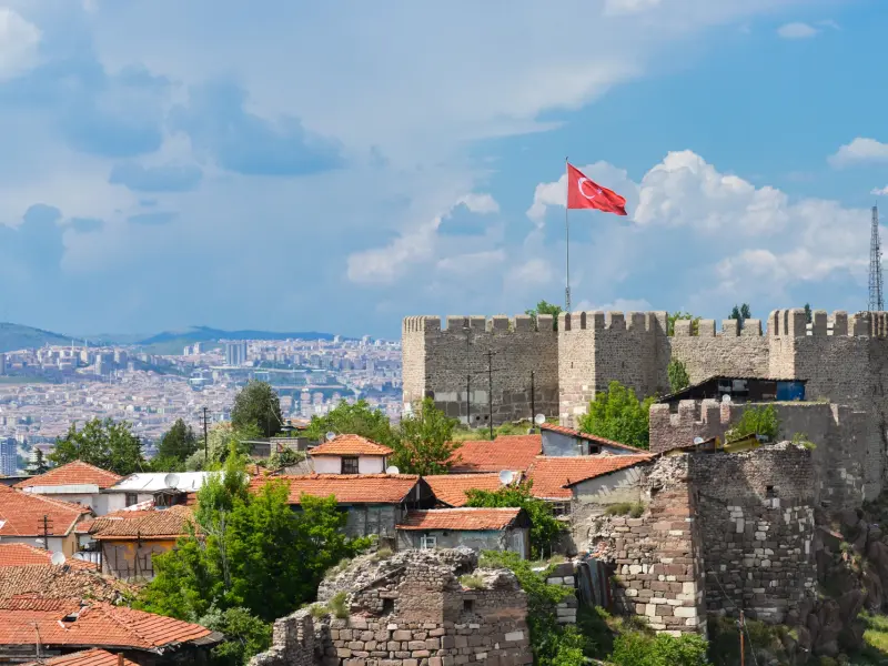 Ankara Citadel on the Hill of the Old City, Ankara, Turkey