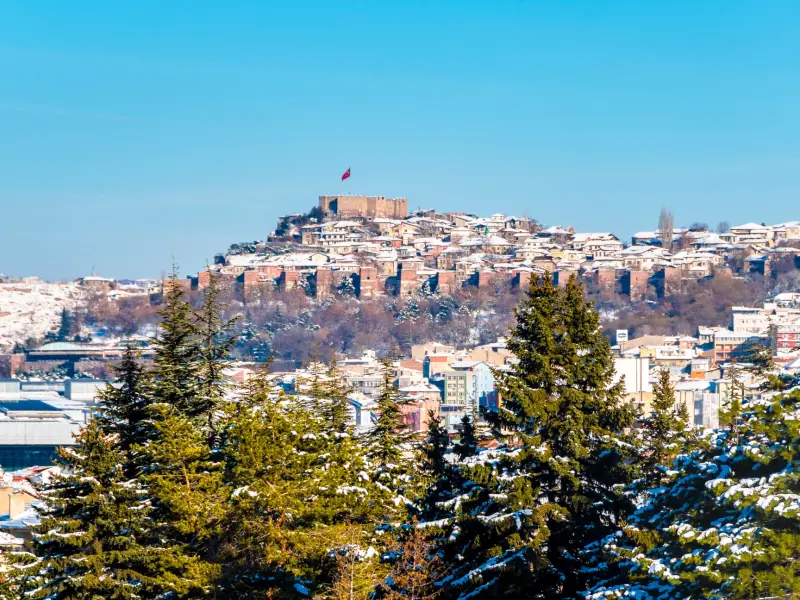 Ankara Castle in Ankara, Turkey