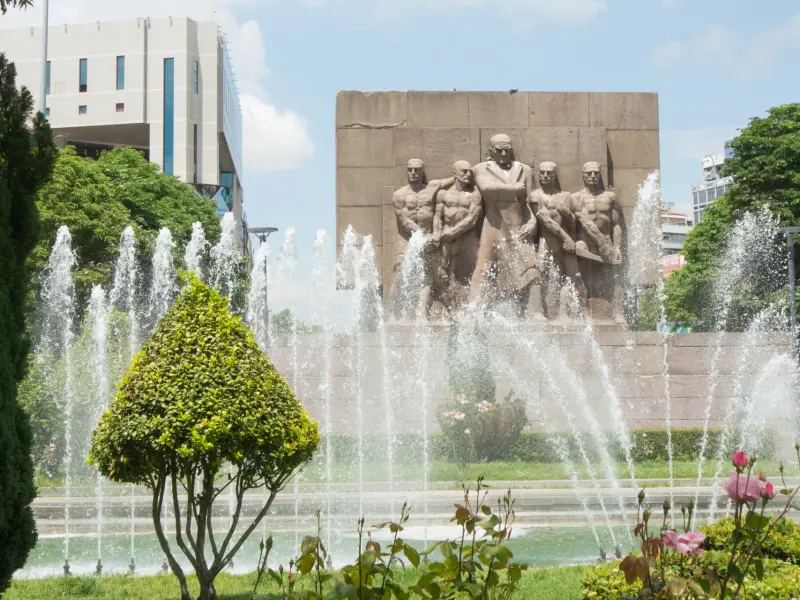 Kizilay Square in Ankara - city center and transport hub