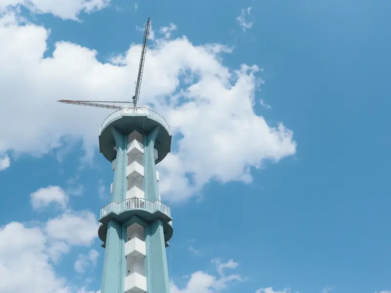 Parachute Tower in Ankara - a 1937 training tower