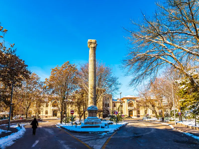 Column of Flavius Claudius Julian in Ulus, Ankara, Turkey