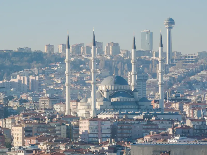 Kocatepe Mosque in Ankara, Turkey