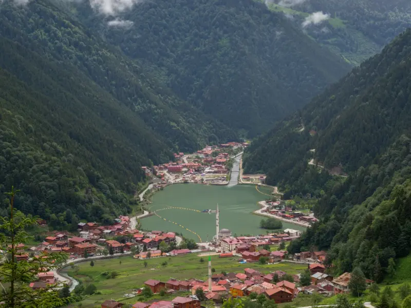 Uzungol Lake in Trabzon, Turkey - the Caykara Valley
