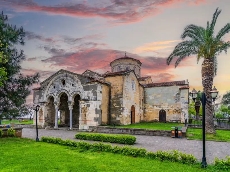 Hagia Sophia Cathedral in Trabzon - a Byzantine church on the Black Sea shore