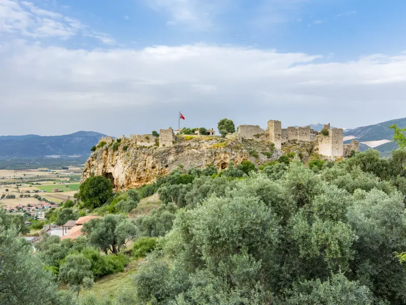 Becin Fortress in Milas, Turkey