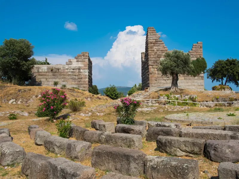Myndos Gate in Bodrum, Turkey - remains of ancient fortifications