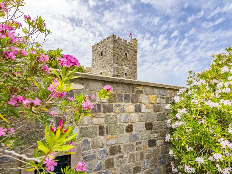 French Tower in St. Peter's Castle, Bodrum, Turkey