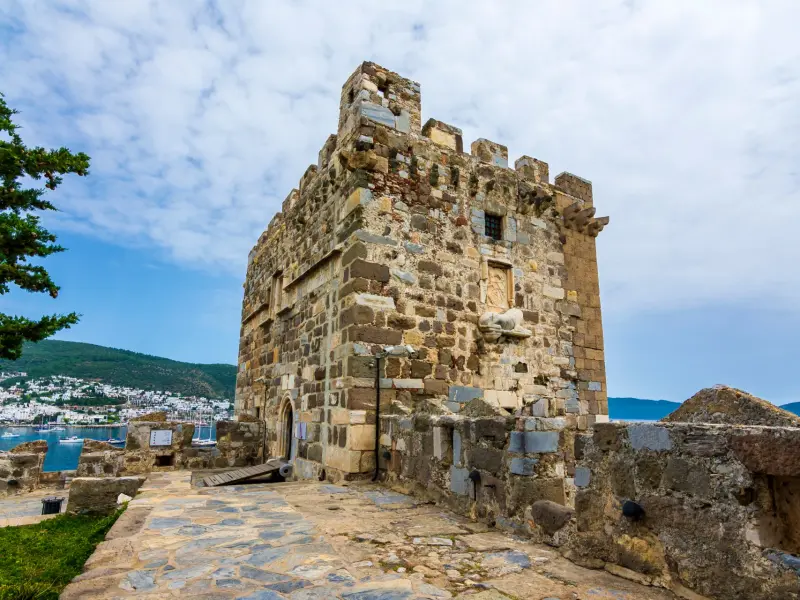 English Tower in the Castle of St. Peter, Bodrum, Turkey