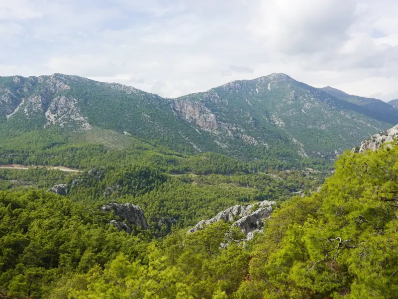 Mount Yanartas in Olympos and Cirali, Turkey