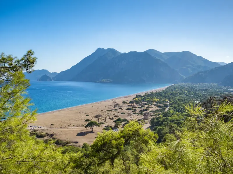 Cirali Beach in Kumluca, Turkey
