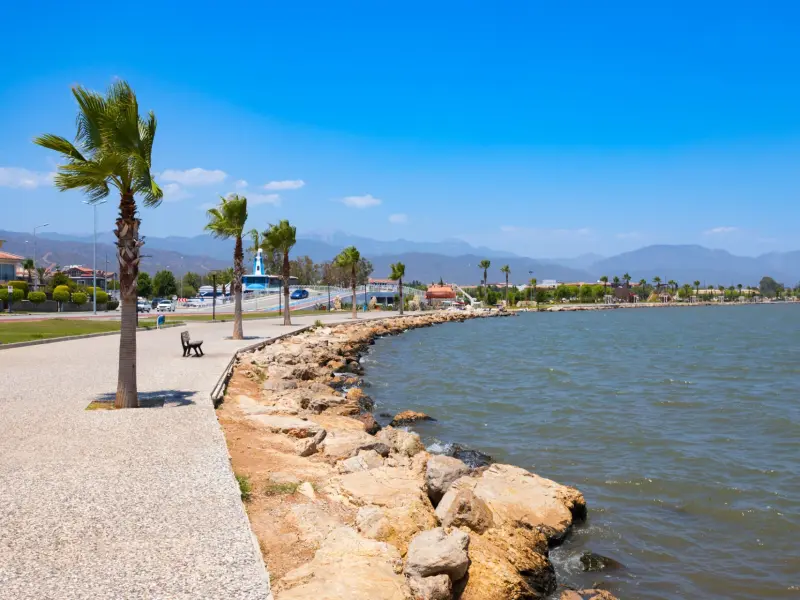 Zentrum von Fethiye, Fethiye im Urlaub am Hafen