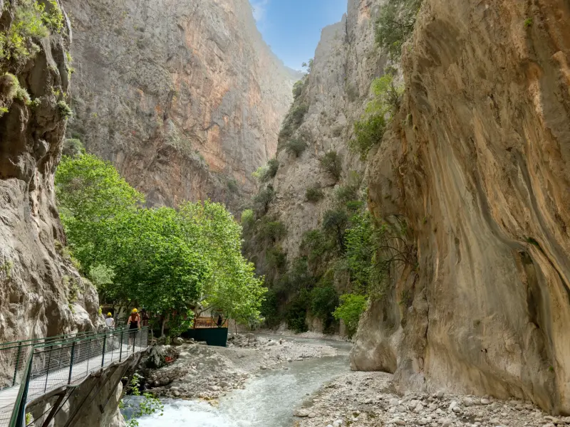 Saklikent Gorge in Fethiye, Turkey