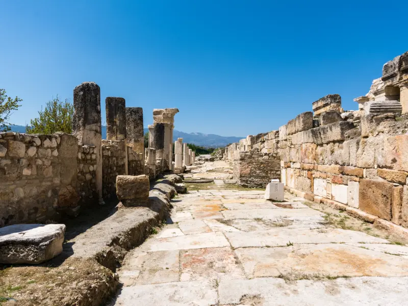Ancient City of Tripolis in Denizli, Turkey