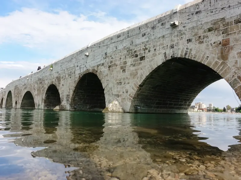 Taskopru Bridge in Adana, Turkey