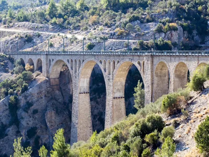 Varda Viaduct in Adana, Turkey