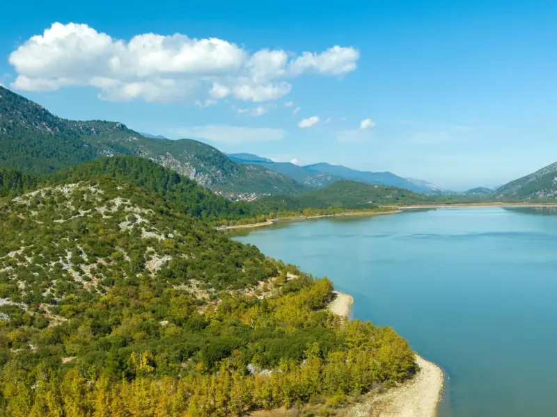Lake Kovada in Bucak, Turkey
