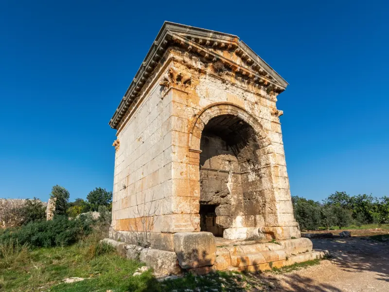 Ancient City of Sebaste in Kizkalesi, Turkey