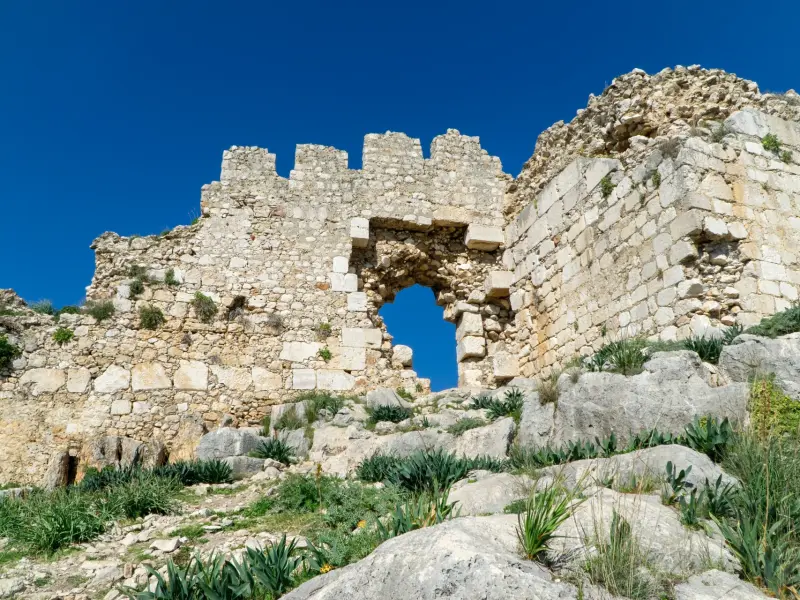 Anazarbus Citadel in Kars, Turkey
