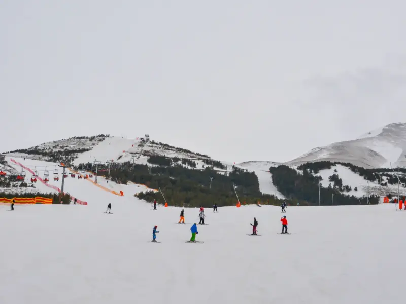 Palandoken Ski Resort in Erzurum, Turkey