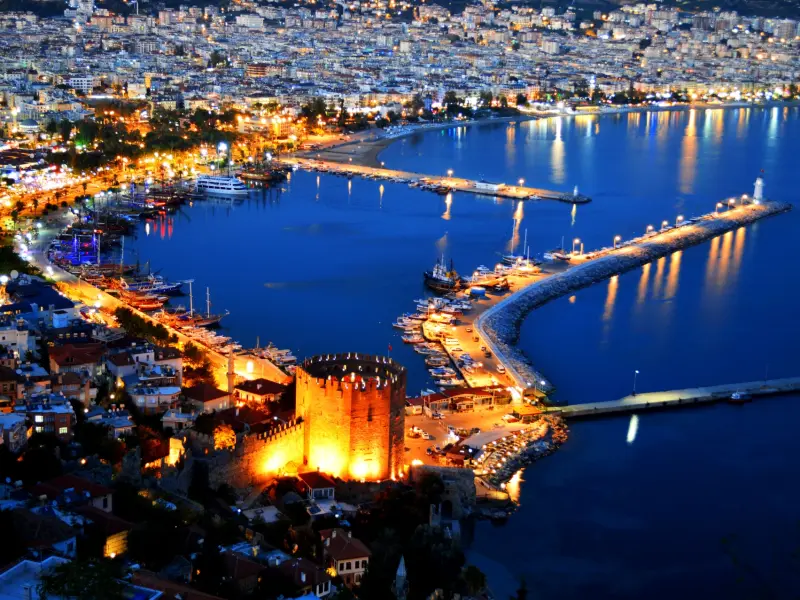 Port of Alanya in Alanya, Turkey