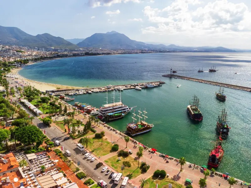Alanya Waterfront in Alanya, Turkey