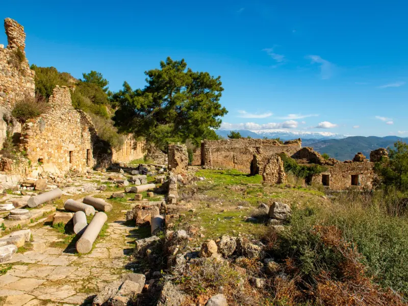 Syedra Ruins in Alanya, Turkey