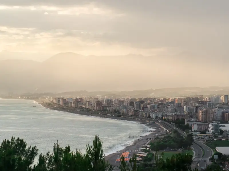 Mahmutlar District in Alanya, Turkey