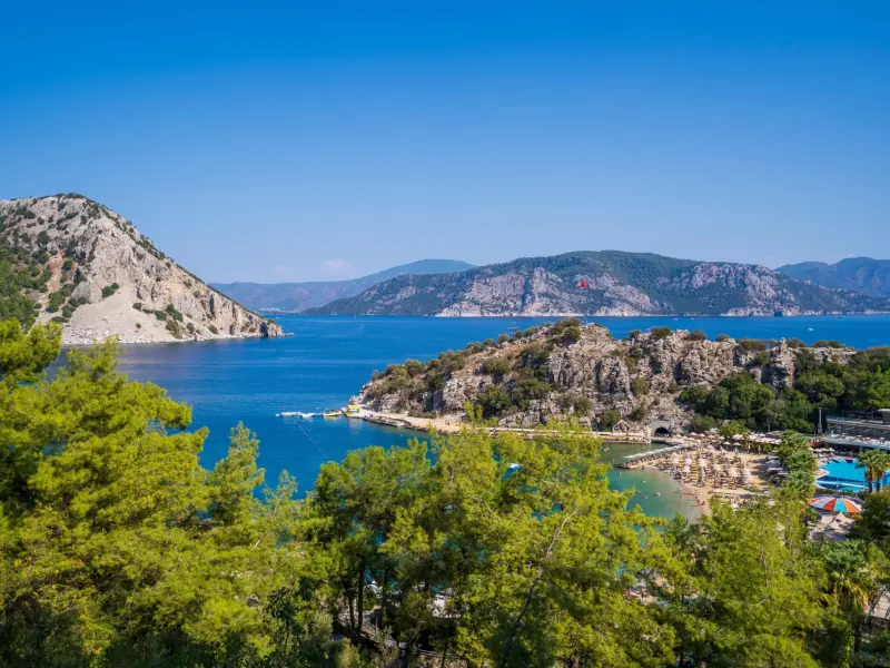 Turunc Bay in Turunc, Turkey