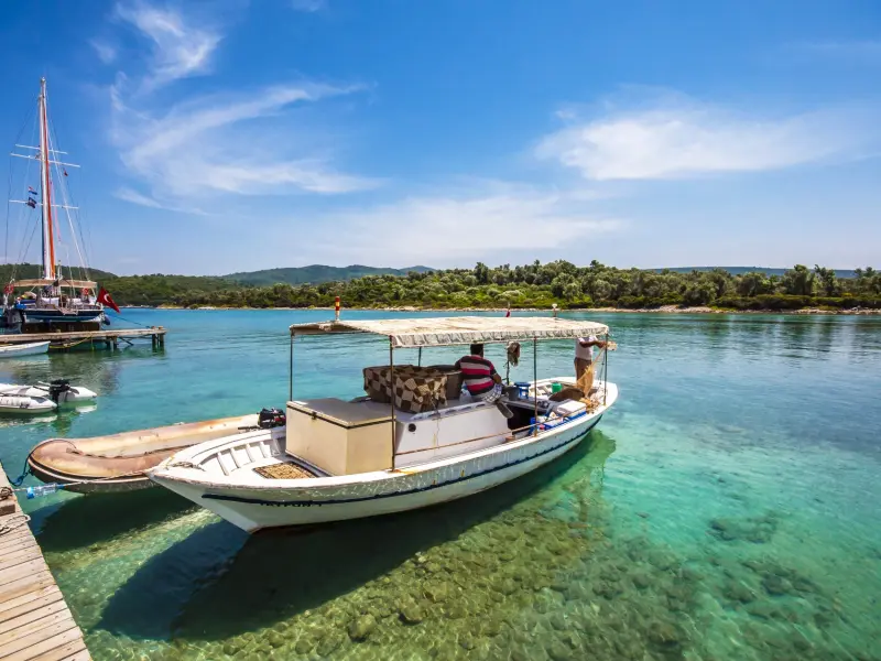 Cleopatra Beach on Sedir Island, Marmaris, Turkey