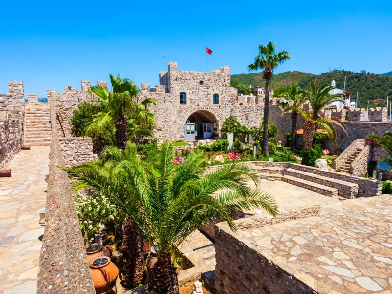 Marmaris Old Castle in Marmaris, Turkey