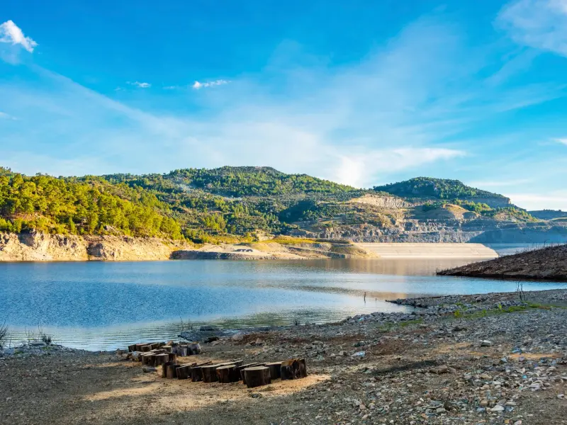 Dalaman River in the Marmaris area, Turkey