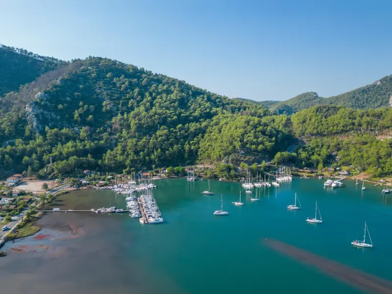 Kizkumu Beach in Marmaris, Turkey